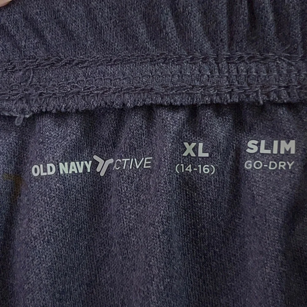 Old Navy Boys XL (14-16) Navy Blue Go-Dry Slim Active Athletic Pants NWT